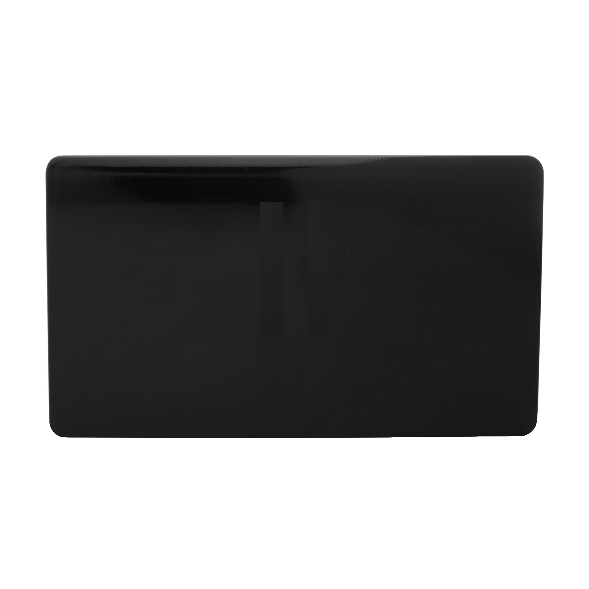 ART-2BLKBK  2 Gang Blanking Plate Gloss Black